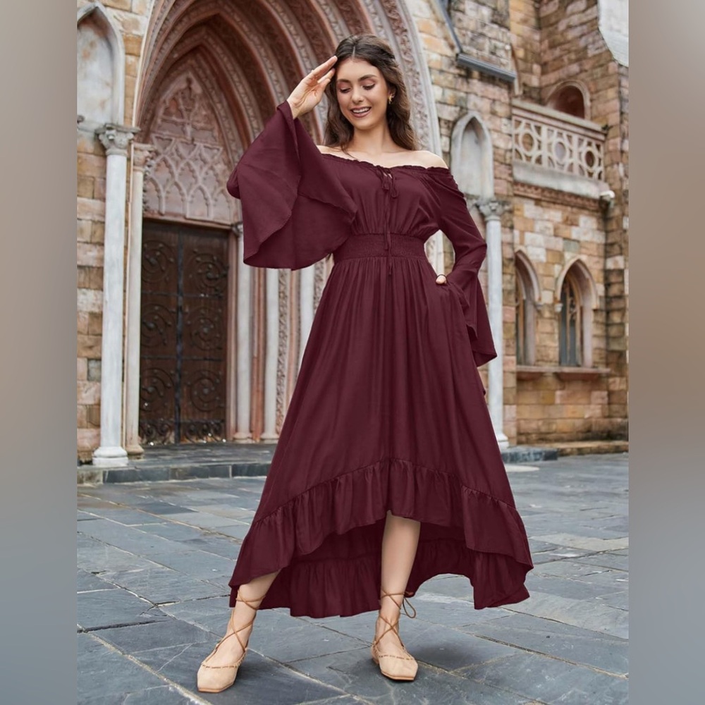 Bell Sleeve Renaissance style dress